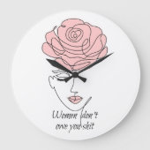 Frauen schulden dir keine Uhr (Vorderseite)