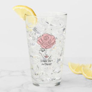 Frauen schulden dir keinen Glass Tumbler