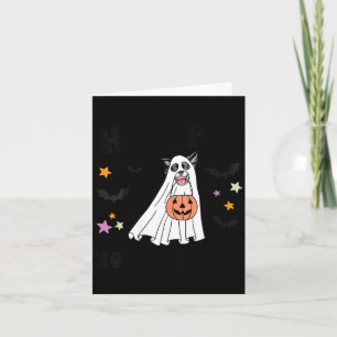 Frauen schwarz-weißer Border Collie Boo Hundeliebh Karte