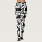Frauen Schwarze Geschichte Leggings (Rückseite)