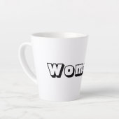 Frauen Schwarzer Farbtext Latte Tasse Pakenham Sch (Linke Ecke)