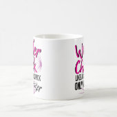 Frauen-Schweißer-Weisen-cooleres lustiges Kaffeetasse (Mittel)