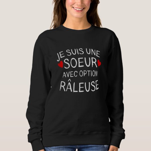 Frauen Schwester Fun Frau Sweatshirt (Vorderseite)