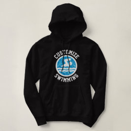 Frauen Schwimmen und Tauchen eigener Teamname / Te Hoodie