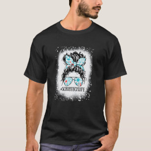Frauen Scrub Tech Leben Rn Cna Krankenschwester Le T-Shirt
