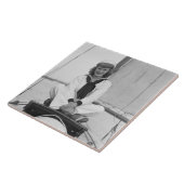 Frauen-Seemann Fliese (Seite)