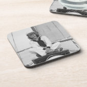 Frauen-Seemann Getränkeuntersetzer (Linke Seite)