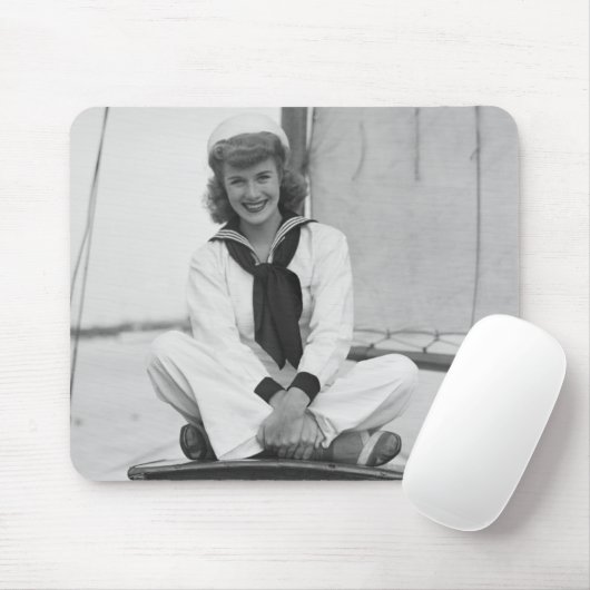 Frauen-Seemann Mousepad (Mit Mouse)