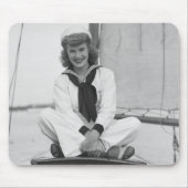 Frauen-Seemann Mousepad (Vorne)