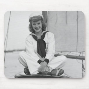 Frauen-Seemann Mousepad