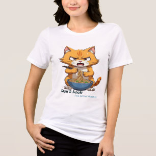 Frauen sehen keine Nudeln aus Tri-Blend Shirt