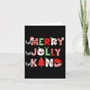 Frauen seien froh, Jolly Be Kind Weihnachten Famil Karte