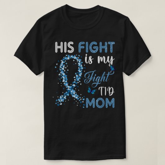 Frauen sein Kampf ist mein Kampf gegen T1D Mama Di T-Shirt (Design vorne)