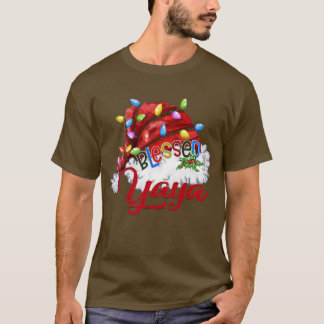 Frauen Selige Yaya-Weihnachtsmannmütze Xmas Light T-Shirt