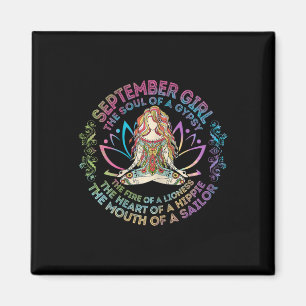Frauen September Mädchen Die Seele einer Zigeuneri Magnet