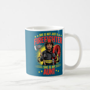Frauen-Shirt Schwarz Feuerwehr Tante Titi Tante Kaffeetasse