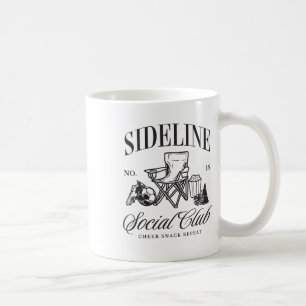 Frauen Sideline Social Club Fußball-Mama Spiel-Tag Kaffeetasse