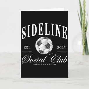 Frauen Sideline Social Club Fußball-Mama Spieltag Karte