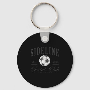 Frauen Sideline Social Club Fußball-Mama Spieltags Schlüsselanhänger