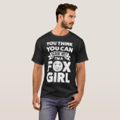 Frauen Sie denken, Sie können mir Angst machen, ic T-Shirt (Vorne ganz)
