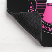 Frauen Sie ist Schönheit Sie ist Anmut Sie wird di Mousepad (Ecke)
