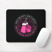 Frauen Sie ist Schönheit Sie ist Anmut Sie wird di Mousepad (Mit Mouse)