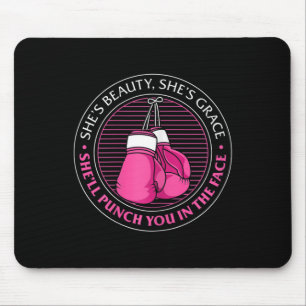 Frauen Sie ist Schönheit Sie ist Anmut Sie wird di Mousepad