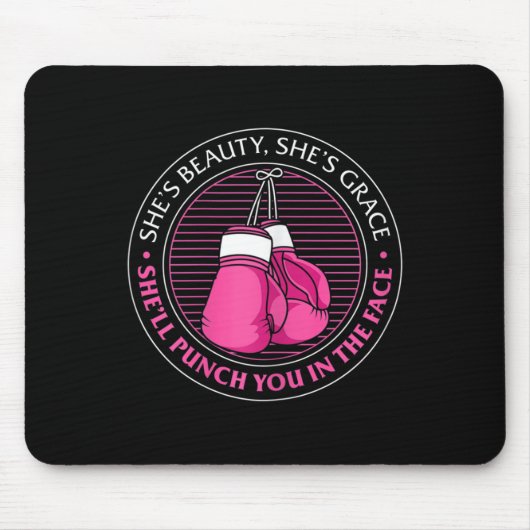 Frauen Sie ist Schönheit Sie ist Anmut Sie wird di Mousepad (Vorne)