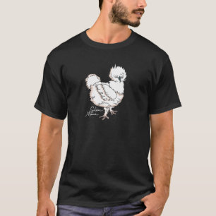 Frauen Silkie Mama Artwork für eine Silkie-Mama T-Shirt