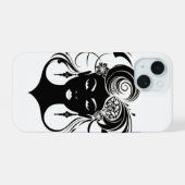 Frauen silulieren iPhone 15 hülle (Rückseite (Horizontal))