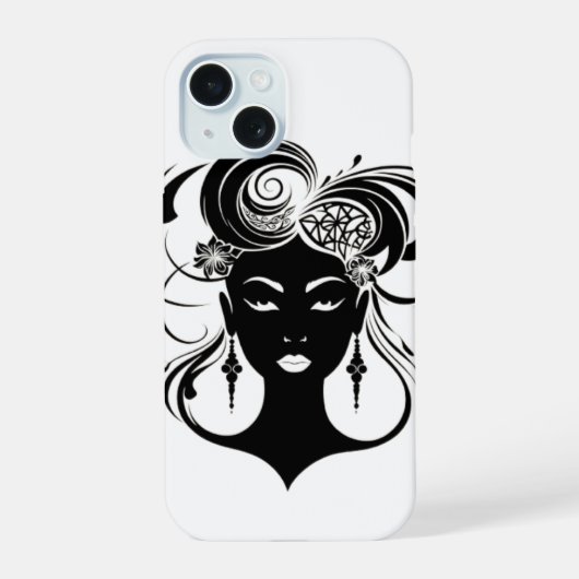 Frauen silulieren iPhone 15 hülle (Rückseite)