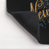 Frauen Silvesterfeier Konfetti Feuerwerk Mousepad (Ecke)