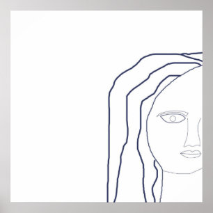 Frauen sind abstrakt poster