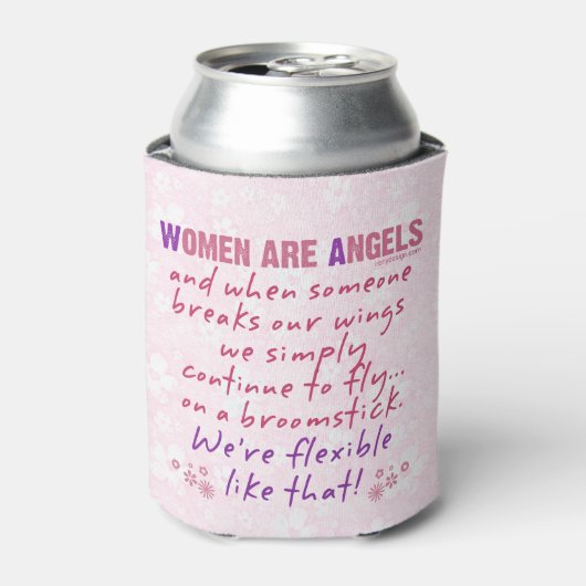 Frauen sind Engel Dosenkühler (Kanne Vorderseite)