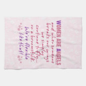 Frauen sind Engel Handtuch (Horizontal)