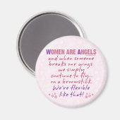 Frauen sind Engel Magnet (Vorderseite/Rückseite)
