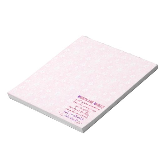 Frauen sind Engel Notizblock (Rotiert)