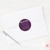 Frauen sind Engel Runder Aufkleber (Umschlag)