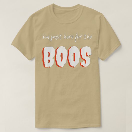Frauen sind gerade hier für Boos Halloween Women G T-Shirt (Design vorne)