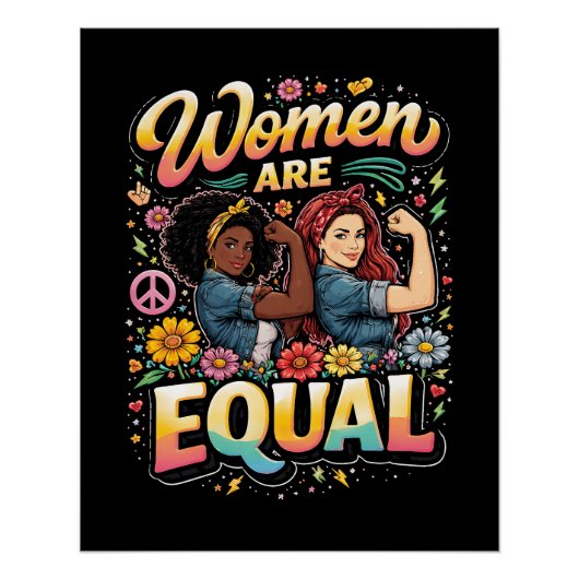 Frauen sind gleichberechtigt poster (Vorderseite)