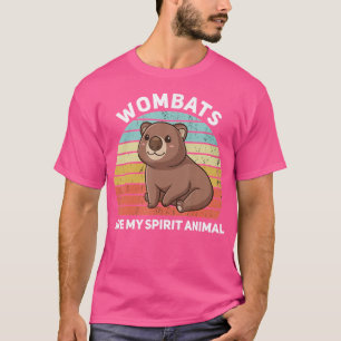 Frauen sind mein Geist Tier Kawaii Wombat Funny W T-Shirt
