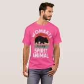 Frauen sind meine Geisttiere Lieben Wombat T-Shirt (Vorne ganz)