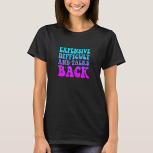 Frauen sind mit hohen Kosten schwer verbunden und T-Shirt