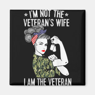 Frauen sind nicht die Veteranen-Ehefrau im Veteran Magnet