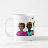 Frauen sind verheiratet. Mug Kaffeetasse (Links)