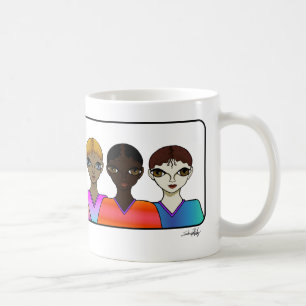 Frauen sind verheiratet. Mug Kaffeetasse