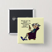 Frauen sind wie Engel Button (Vorne & Hinten)