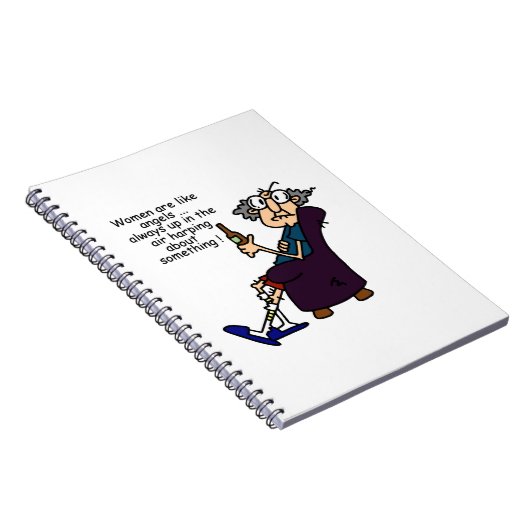 Frauen sind wie Engel Notizblock (Rechte Seite)
