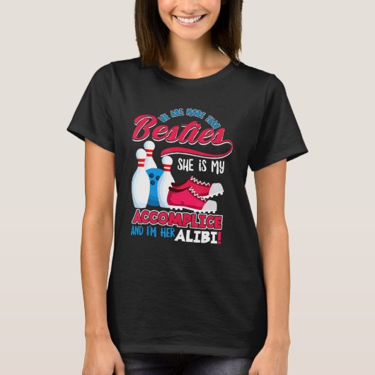 Frauen sind wir mehr als Bowling Besties Bowling G T-Shirt (Vorderseite)
