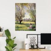 Frauen sitzen unter den Willows Poster (Heimbüro)